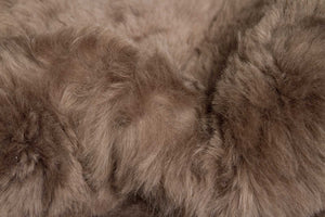 Homeroots 24" X 36" Taupe Sheepskin Single Long-haired - Rug  Genuine Sheepskin 332267