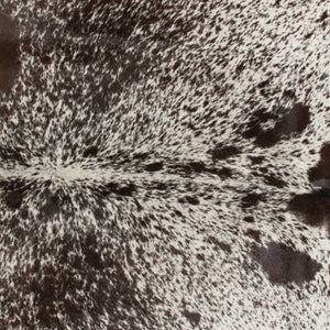 Homeroots 60" X 84" White Chocolate Cowhide  Rug  Cowhide 332275