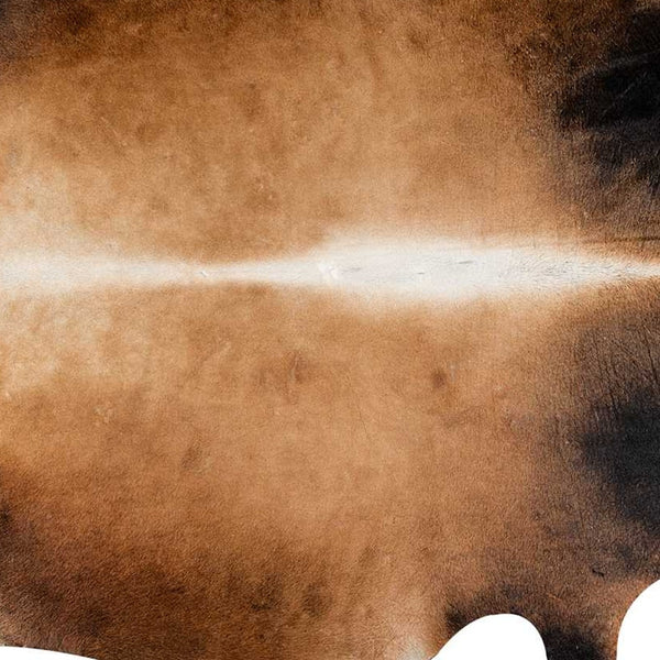 Homeroots 72" X 84" Tan Cowhide  Rug Tan Cowhide 332279