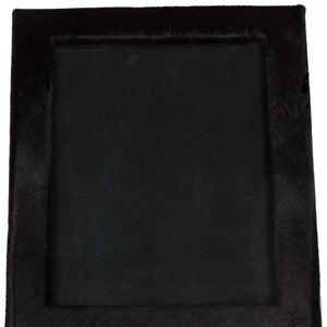 Homeroots 11" X 13" Black  Cowhide   8" X 10" Picture Frame Black  332320
