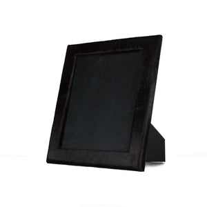 Homeroots 11" X 13" Black  Cowhide   8" X 10" Picture Frame Black  332320