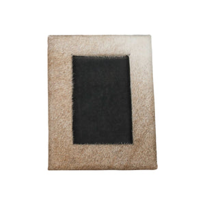 Homeroots 8" X 10" Natural Cowhide Tabletop Picture Frame Natural  332324