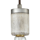 Socketholder 2'' Wide 1-Light Mini Pendant - Weathered Zinc 33235/1 Elk Lighting