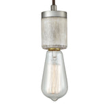 Socketholder 2'' Wide 1-Light Mini Pendant - Weathered Zinc 33235/1 Elk Lighting