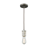 Socketholder 2'' Wide 1-Light Mini Pendant - Weathered Zinc 33235/1 Elk Lighting