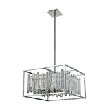 Rivona 21'' Wide 6-Light Chandelier - Polished Chrome with Clear Crystal 33243/6 Elk Lighting