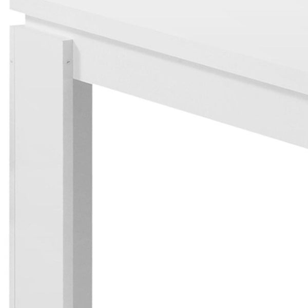 HomeRoots 140" Solid Wood Dining Table - Timeless Classic Design for Family Gatherings & Stylish Entertaining White 332588