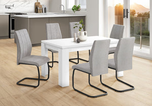 HomeRoots 140" Solid Wood Dining Table - Timeless Classic Design for Family Gatherings & Stylish Entertaining White 332588