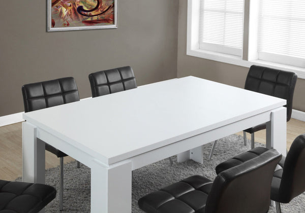 HomeRoots 140" Solid Wood Dining Table - Timeless Classic Design for Family Gatherings & Stylish Entertaining White 332588