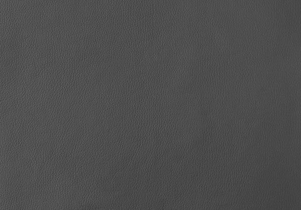 Homeroots Set Of Two Gray And Black Upholstered Faux Leather Dining Side Chairs Grey,Black Metal 332629