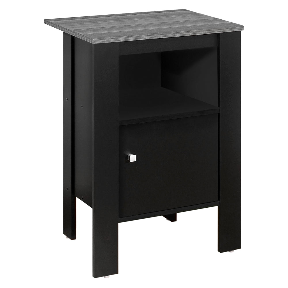Homeroots 24" Black Nightstand   332733