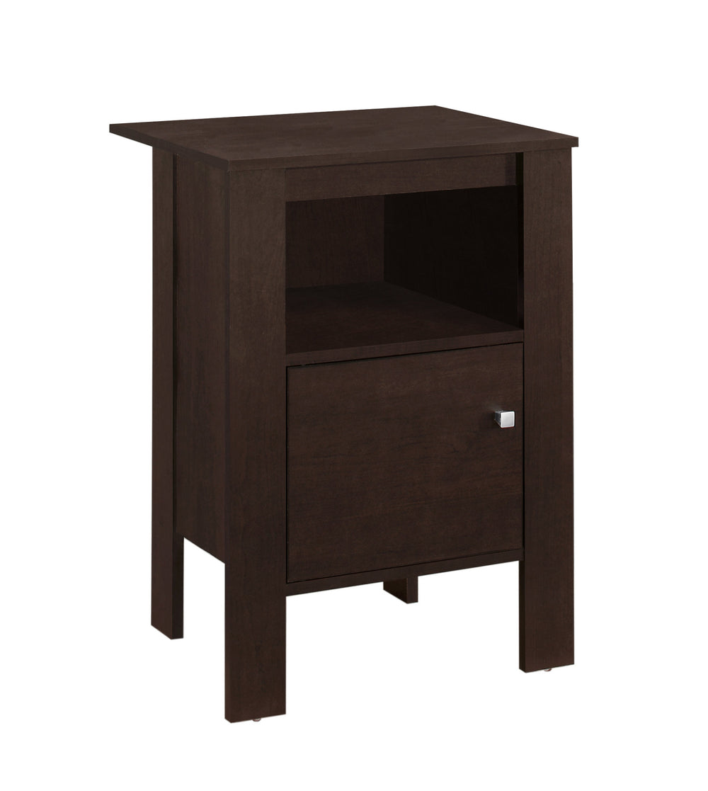 Homeroots 24" Espresso Nightstand   332734