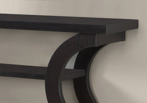 HomeRoots 47" Espresso Console Table with Storage Shelf - Stylish, Durable, Versatile for Any Space 332813