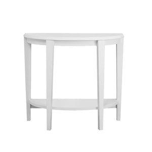 Homeroots 33" White End Table With Shelf   332816