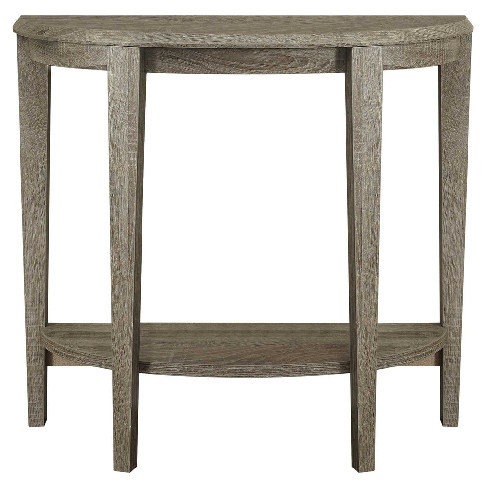 Homeroots 33" Deep Taupe End Table With Shelf   332817