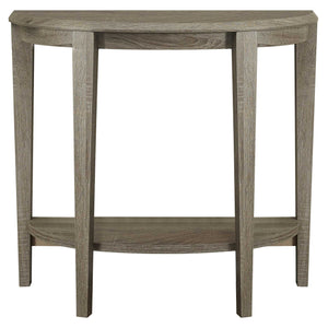 Homeroots 33" Deep Taupe End Table With Shelf   332817
