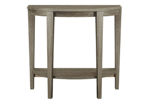 HomeRoots 33" Deep Taupe End Table - Stylish Accent with Shelf for Storage, Perfect for Small Spaces & Decor 332817