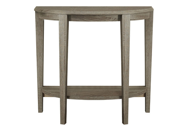 HomeRoots 33" Deep Taupe End Table - Stylish Accent with Shelf for Storage, Perfect for Small Spaces & Decor 332817