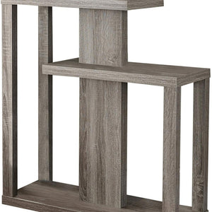 HomeRoots 32" Taupe Free-Form Console Table with Sculptural Base - Stylish Storage for Modern Living Spaces 332833