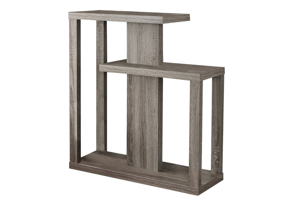 HomeRoots 32" Taupe Free-Form Console Table with Sculptural Base - Stylish Storage for Modern Living Spaces 332833