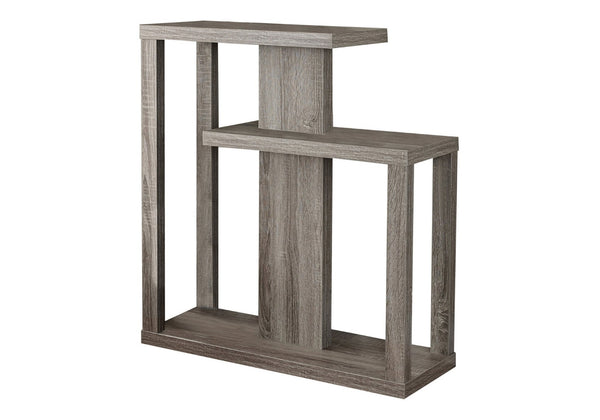 HomeRoots 32" Taupe Free-Form Console Table with Sculptural Base - Stylish Storage for Modern Living Spaces 332833