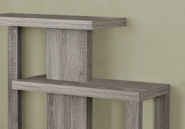 HomeRoots 32" Taupe Free-Form Console Table with Sculptural Base - Stylish Storage for Modern Living Spaces 332833