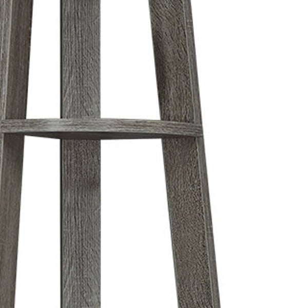 HomeRoots 71" Espresso Wood Five-Tier Corner Bookcase for Stylish Storage and Display in Any Room Dark Taupe 332853