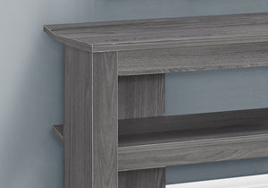 HomeRoots 42" Modern Open Shelving TV Stand - Versatile Console Table with Stylish Two-Tone Design for Any Room Grey 332878