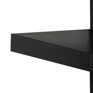 HomeRoots 60" Dark Brown Enclosed Storage TV Stand with Stylish Open Shelving for Organized Living Spaces Cappuccino,Silver 332882