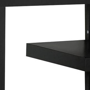 HomeRoots 60" Dark Brown Enclosed Storage TV Stand with Stylish Open Shelving for Organized Living Spaces Cappuccino,Silver 332882