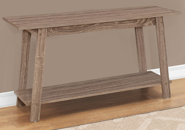 Homeroots 15.75" X 42" X 22.5" Dark Taupe Particle Board Laminate Tv Stand Dark Taupe Manufactured Wood 332939