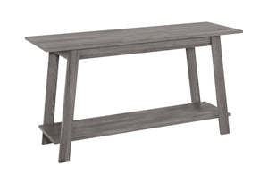 Homeroots 42" Gray Open Shelving Tv Stand Grey Manufactured Wood 332940