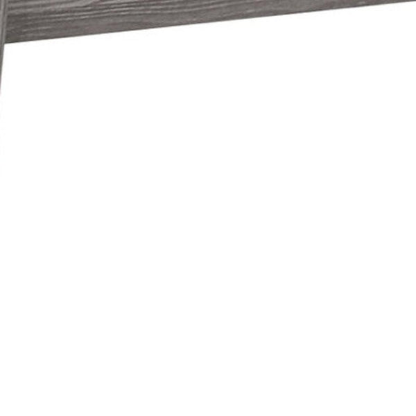 HomeRoots 42" Open Shelving TV Stand - Modern Design for Living Room, Bedroom & Office with Versatile Storage Options Grey 332940