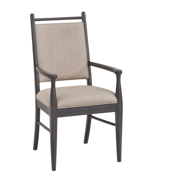 Alta Beige Upholstered Dining Chair Set Rubberwood Frame Modern Comfort