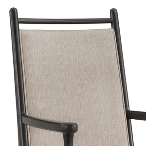 Alta Beige Upholstered Dining Chair Set Rubberwood Frame Modern Comfort
