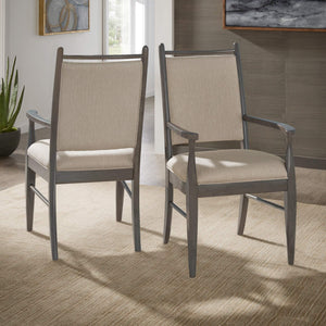Alta Upholstered Rubberwood Dining Chair Set for Modern Interiors