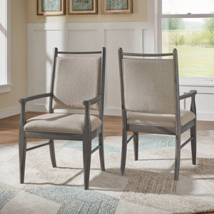 Alta Upholstered Rubberwood Dining Chair Set for Modern Interiors
