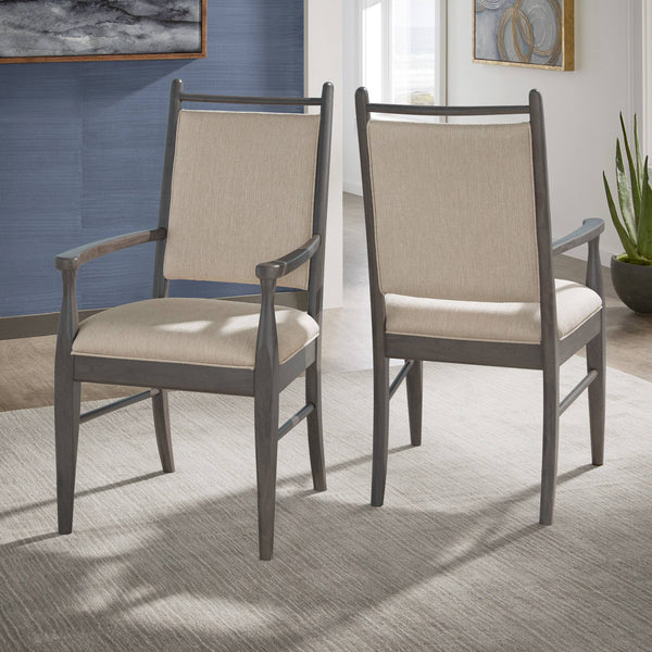 Alta Upholstered Rubberwood Dining Chair Set for Modern Interiors