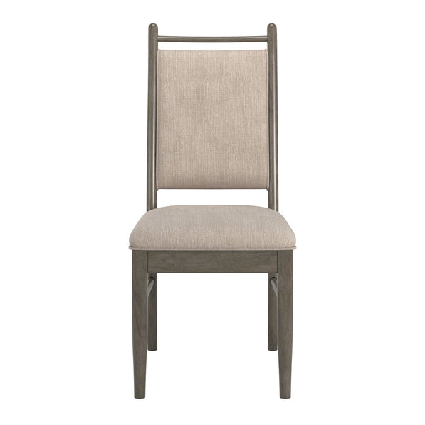 Homelegance Alta Beige Fabric Upholstered Dining Chair Set with Rubberwood Frame 332GAC-BF