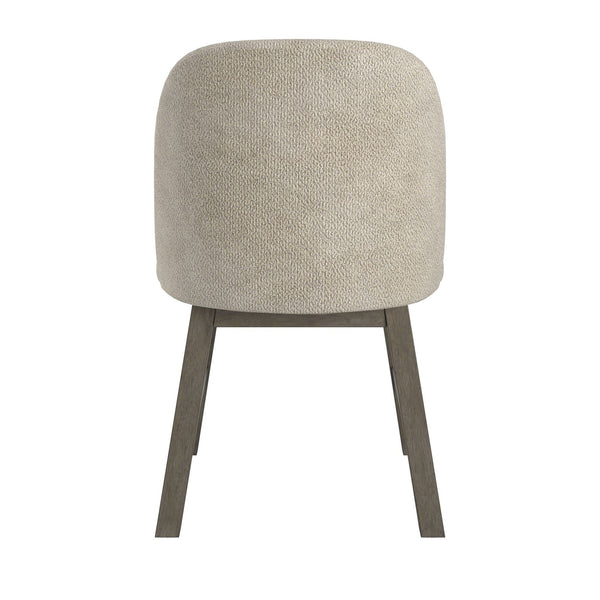 Alta Taupe Upholstered Rubberwood Dining Chair Set for Modern Interiors