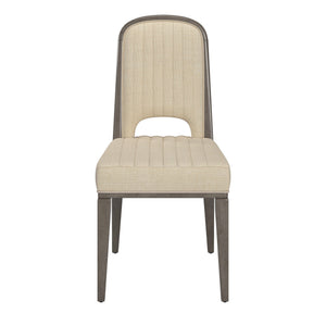Homelegance Alta Channel-stitched Fabric Dining Chairs Set of 2 with Tapered Wood Legs 332GAC4-WF
