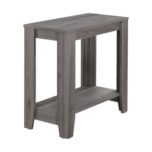 Homeroots 24" Gray Console Table With Storage Grey  333042