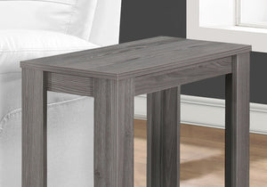 HomeRoots 22" Deep Taupe End Table with Shelf – Versatile Modern Design for Living Room, Bedroom, or Den Grey 333042