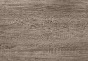 Homeroots 23" Taupe Wood End Table With Shelf Taupe  333086