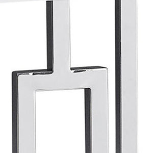 HomeRoots 47" White Console Table with Lower Shelf - Modern, Durable Design for Entryway, Living Room, Office 333134
