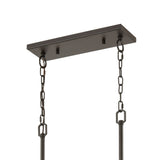 Warehouse Window 42'' Wide 5-Light Linear Chandelier - Oil Rubbed Bronze 33316/5 Elk Lighting