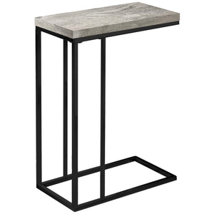 Homeroots 18.25" X 10.25" X 25.25" Greyblack Particle Board Metal  Accent Table Grey,Black  333185
