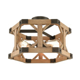 Structure 18'' Wide 3-Light Semi Flush Mount