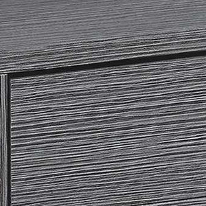 Homeroots 24" Silver And Gray Wood And Metal End Table With Drawer And Shelf Grey  333230