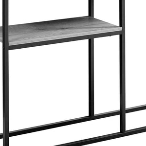 HomeRoots 42" Modern Console Table with Ample Storage, Durable Frame for Entryway or Living Room Décor Grey,Black 333247